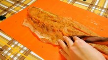 Горбуша в хлебной корочке.(Горбуша в духовке)