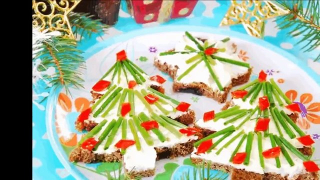 Как красиво украсить блюдо на Новый 2016 год