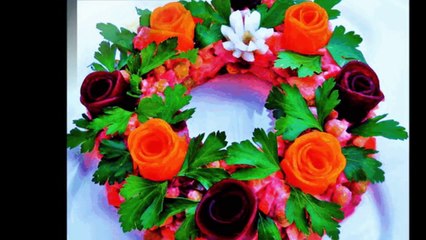 Украшения из овощей классные идеи из интернета