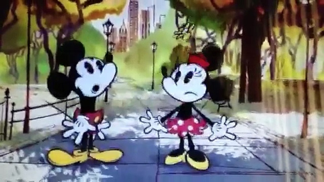 Mickey Mouse shorts in New York weenie