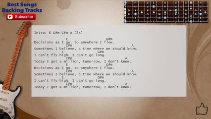 Reality - Lost Frequencies Guitar Backing Track with scale, chords and lyrics