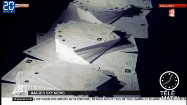22.000 fiches de djihadistes récupérées par Sky News ?