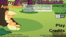 Lets Insanely Play Pony Petting Simulator Applejack