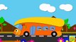The Wheels on the Bus Go Round and Round | Nursery Rhymes | KidsCamp