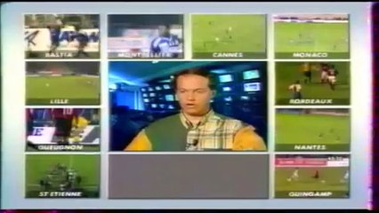 1995-96  37e journée  E.A.Guingamp - A.J.Auxerre 1-1 le match du titre auxerrois