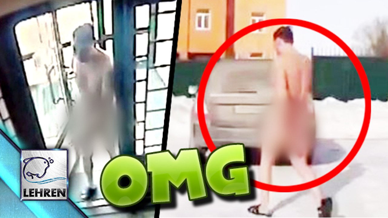 Man Walking On The Streets NAKED Abruptly