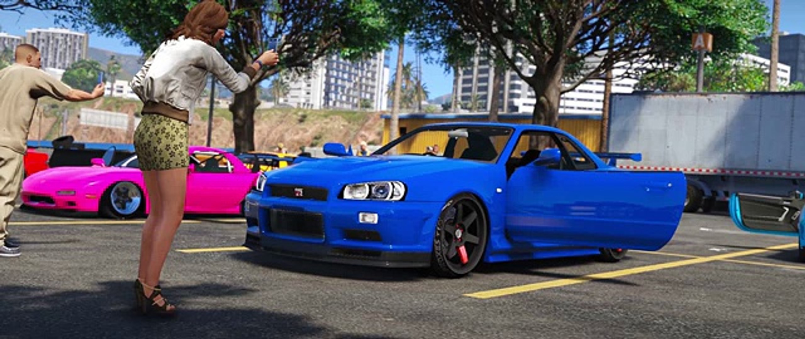 Gta 5 The Jdm Drifters Car Meet Gta V Pc Editor Video Dailymotion