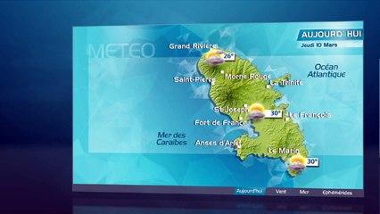 METEO MATIN MARTINIQUE 10 03 16
