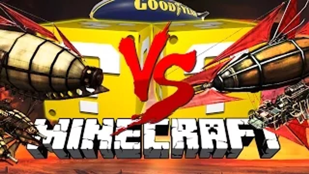 SSundee Minecraft: BLIMP LUCKY BLOCK CHALLENGE | Guns of Icarus!!