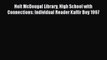 Read Holt McDougal Library High School with Connections: Individual Reader Kaffir Boy 1997