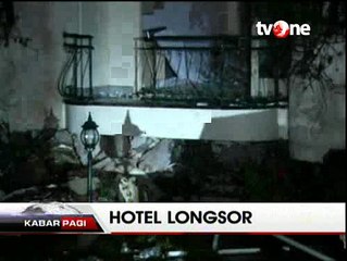 Hujan Deras, Evakuasi Korban Longsor Hotel Dihentikan