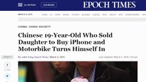 Jailed Chinese Man Sold Newborn To Buy iPhone