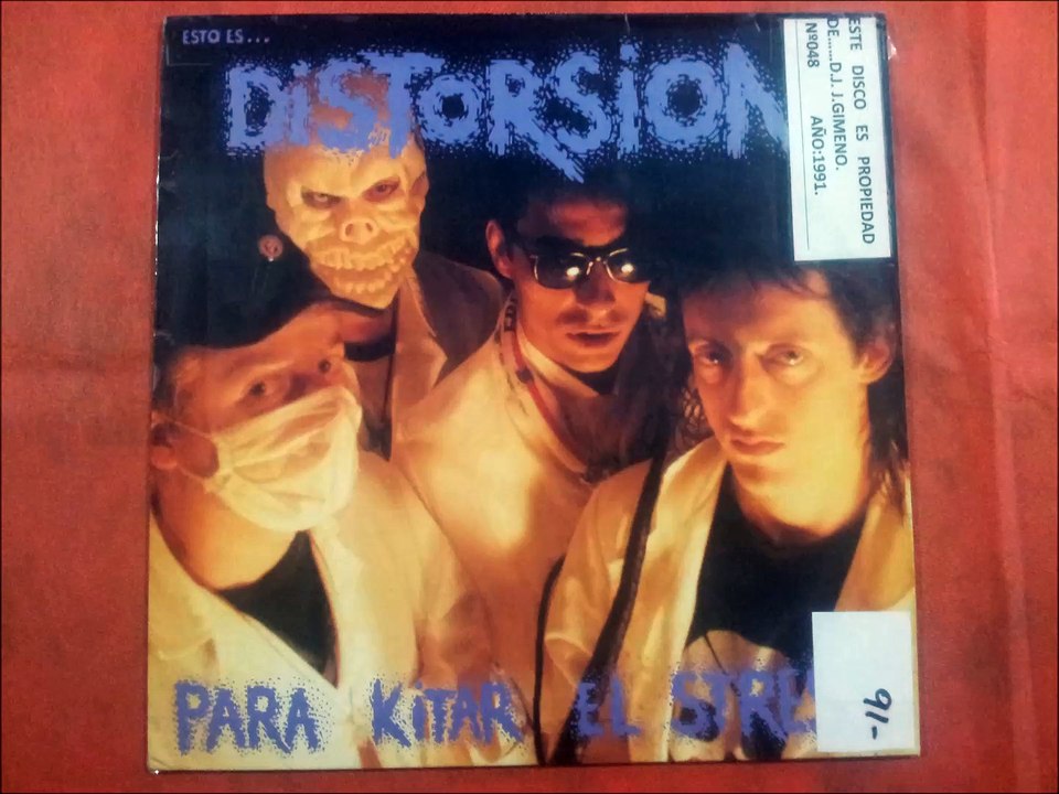 DISTORSION.''ESTO ES PARA KITAR EL STRESS.''.(INTRODUCCION.)(12'' LP.)(1991.)