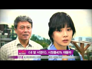 [Y-STAR] 'My daughter Seoyeong' ranks high ratings (내 딸 서영이,시청률 40% 재돌파)