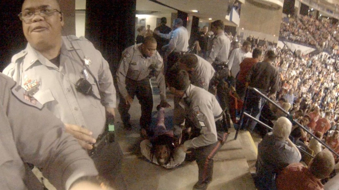 Trump supporters and protesters clash at N.C. rally