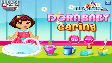 Dora the Explorer Baby outdoor Game adventure Brushing teeth and washing clothes