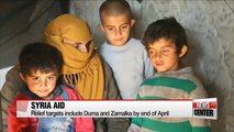 UN says Humanitarian aid to reach more besieged areas in Syria