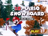 3D Mario Snowboard Super Mario 3D world carts 3D game jeux video en ligne Cartoon Full Episodes kp