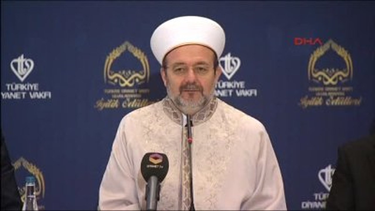 Diyanet İşleri Başkanı Görmez Tdv İyilik Ödülleri Toplantısında Konuştu-2