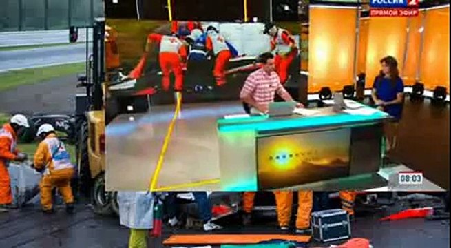 ФОРМУЛА 1 АВАРиЯ ЖЮЛЬ БЬЯНКИ АДРИАН СУТИЛЬ ГРАН ПРИ ЯПОНИИ 05 10 2014 ВИДЕО