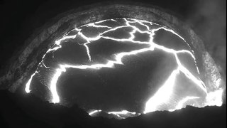 Jan. 8 rockfall and lava lake explosion at Halemaumau Crater