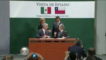 México y Chile refuerzan datos y firman acuerdos