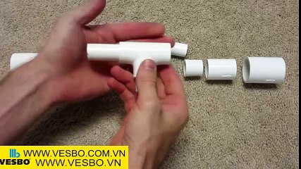 hướng dẫn làm súng từ ống nhựa pvc