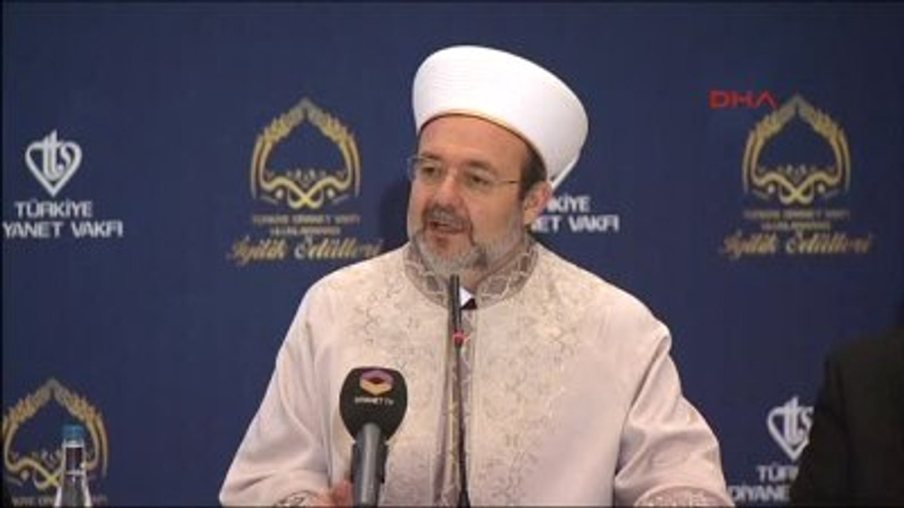Diyanet İşleri Başkanı Görmez Tdv İyilik Ödülleri Toplantısında Konuştu-3