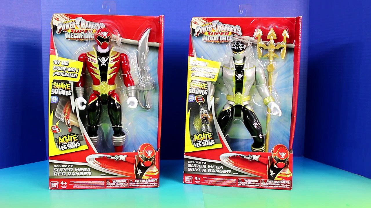 Power Rangers Super Megaforce Sounds FX Super Mega Red Ranger Practice Battles Silver Rang