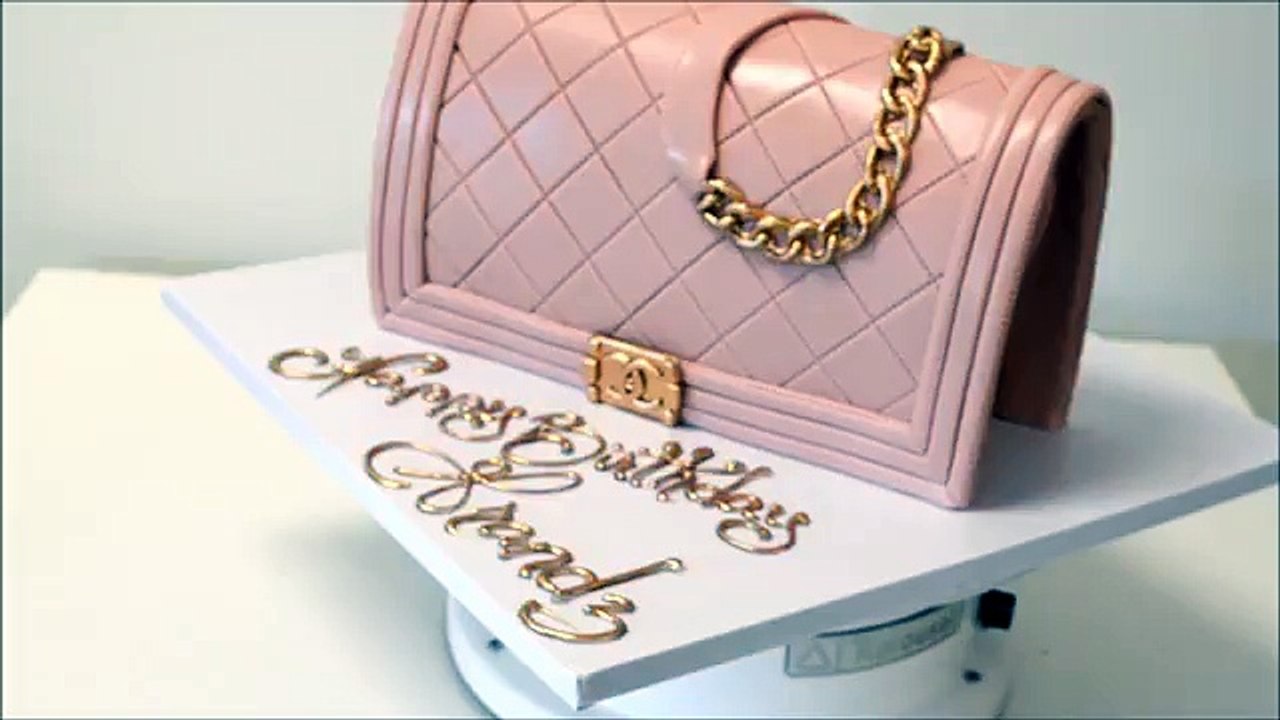 Chanel Purse Cake Demonstration