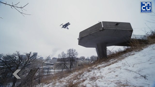 Backflip en motoneige en pleine ville ! - Le rewind du jeudi 10 mars 2016.