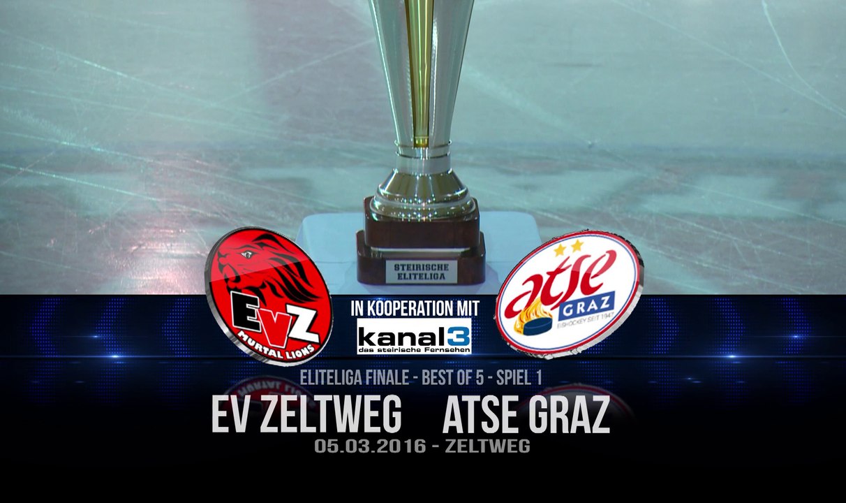 Steirische Eliteliga: EV Zeltweg gegen ATSE Graz - Finale - Spiel 1