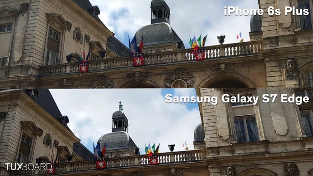 Comparaison Vidéo : iPhone 6s+ VS Samsung Galaxy S7 Edge