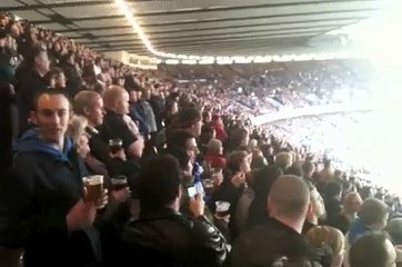 Flower of Scotland à Murrayfield en 2010 face à la France
