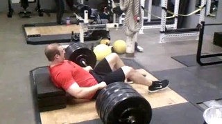 Brutal Iron Gym - Rob - Hip Thrusts - 405 x 10