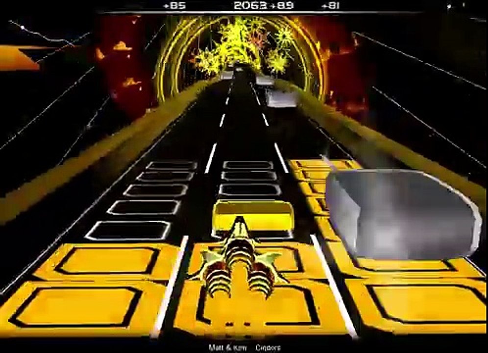 Matt and Kim "cinders" 100% and 1st place in Audiosurf