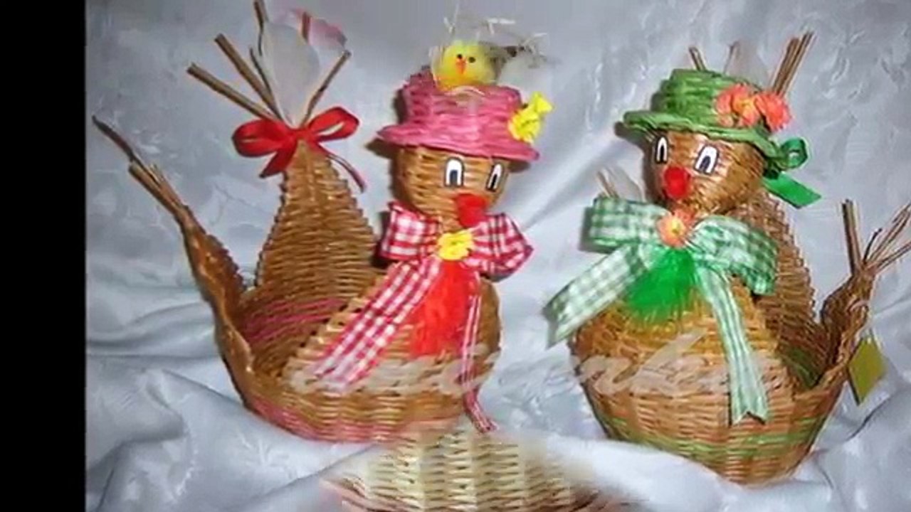 Чудесные курочки и уточки из газетных трубочек