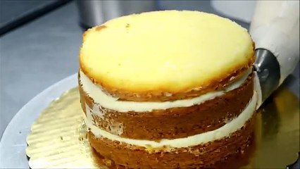 How to frost a Buttercream Cake in Less Then a Minute