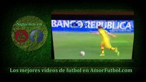 Increible golazo de Diego Forlan Peñarol vs Liverpool 2015