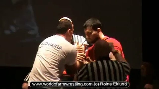 чемпионат мира по армрестлингу 2010. Lubomir Jagnesak vs Arsen Liliev Лас - Вегас
