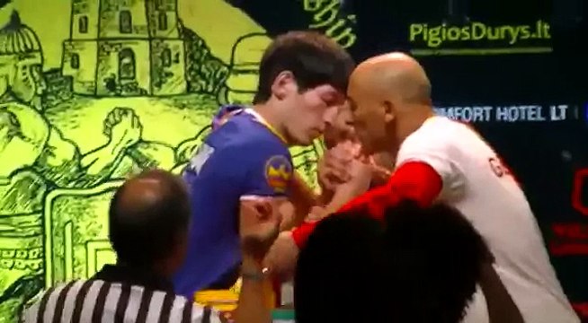 Чемпионат Мира по армрестлингу 2014. Олег Черкасов - Джамбул Виблиани