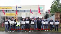 Otis lift Strikers going up! Mass Picket Otis HQ Dublin 14th July 2010