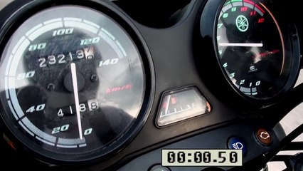 Yamaha YBR 125 0 100 km/h