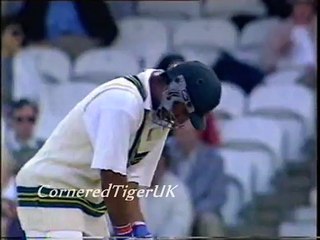 English Bowler Cork Pushes Saeed Anwar & Inzamam in Match - Watch Inzi Reaction