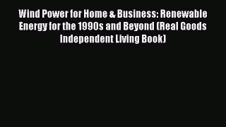 Read Wind Power for Home & Business: Renewable Energy for the 1990s and Beyond (Real Goods