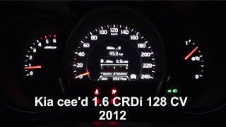 KIA ceed 1.6 CRDi 128 CV 0 120 km/h