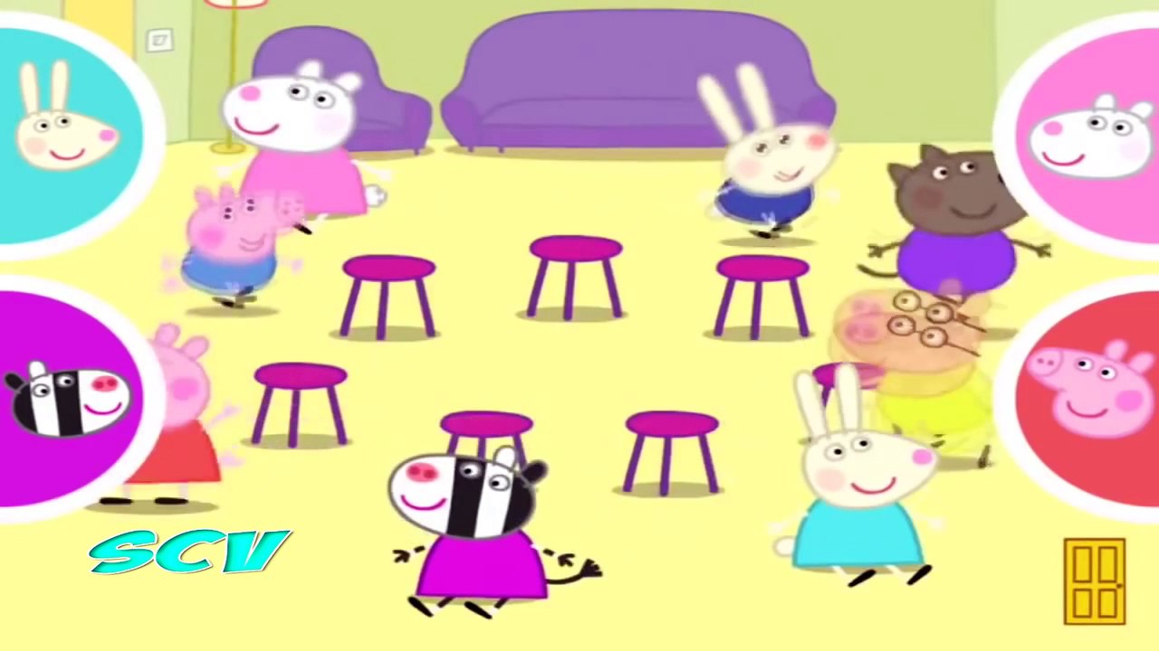 Peppa Pig's Party Time Musical Chairs ☀ Peppa Pig Games Видео