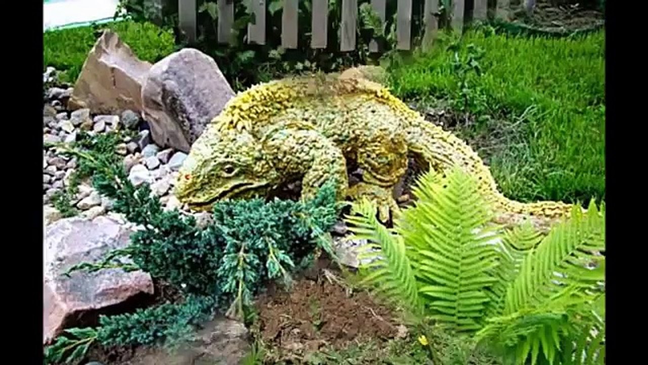 Удивительные скульптуры для дачи