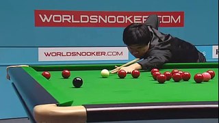 16.12.2008, Ding Junhui 147 in HQ Snooker UK Championship 2008 R2 frame 3 vs Higgins