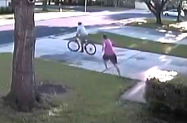 Instant Justice Served To Bike Thief